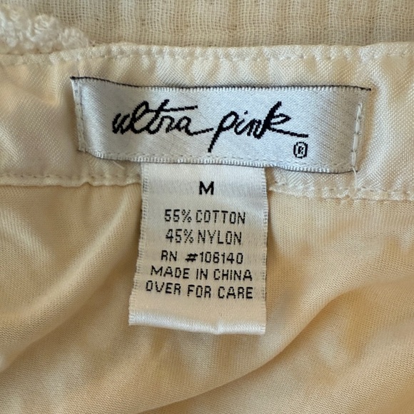 Ultra Pink Ivory Lace Top - Picture 6 of 9